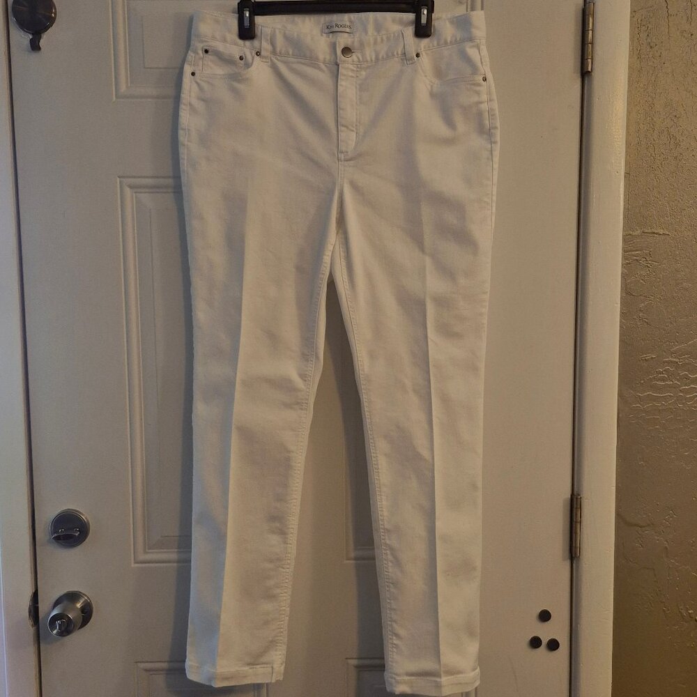 White Jeans,size 14. Kim Rogers